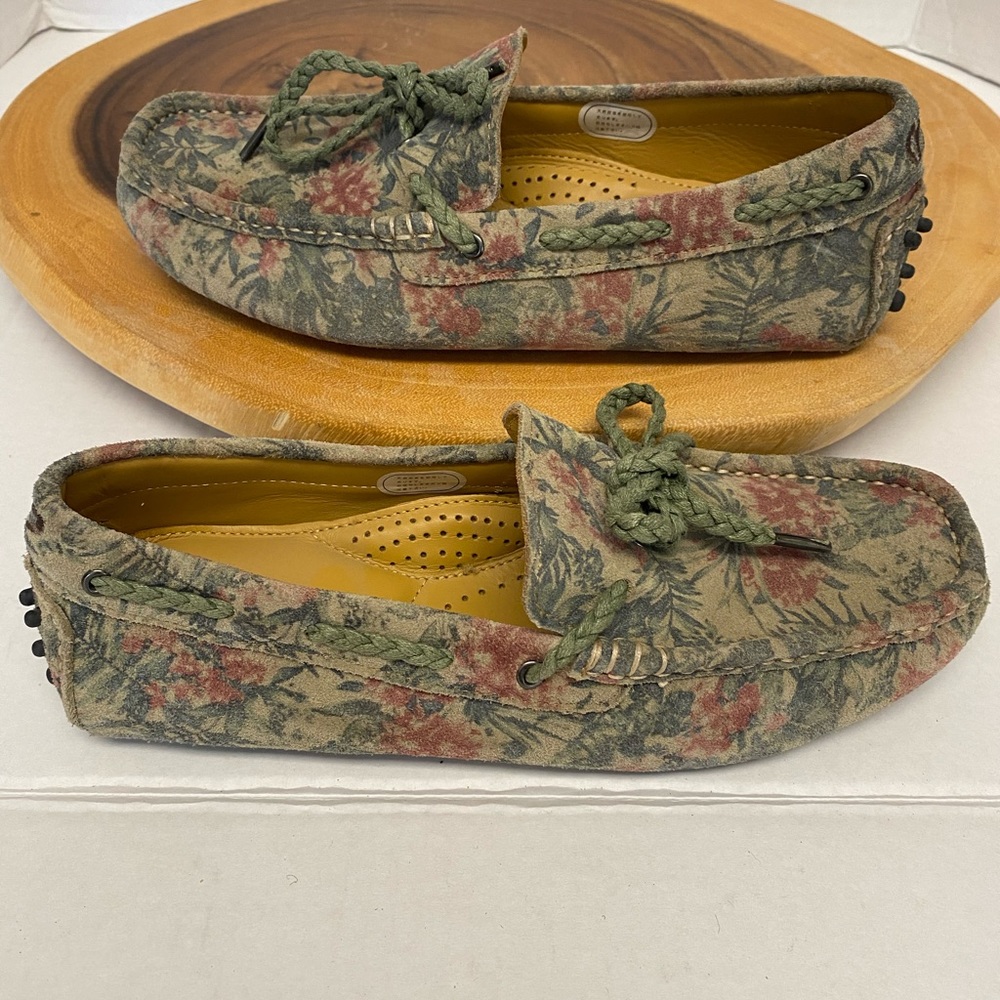 Master Bunny Edition Floral Print Driving Loafers